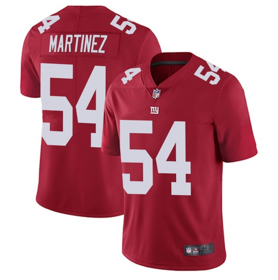 Men's New York Giants #54 Blake Martinez Red Vapor Untouchable Limited Stitched NFL Jersey Men's New York Giants #54 Blake Martinez Red Vapor Untouchable Limited Stitched NFL Jersey